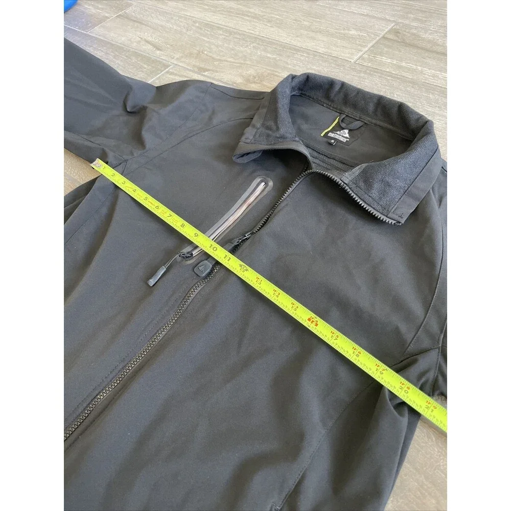 Matterhorn softshell jacket mens xl black windbreaker waterproof EUC